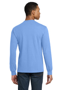 Gildan - DryBlend 50 Cotton/50 Poly Long Sleeve T-Shirt - Carolina Blue Back