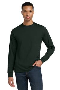 Gildan - DryBlend 50 Cotton/50 Poly Long Sleeve T-Shirt - Forest Green