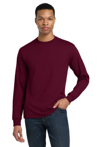 Gildan - DryBlend 50 Cotton/50 Poly Long Sleeve T-Shirt - Maroon