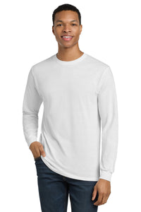 Gildan - DryBlend 50 Cotton/50 Poly Long Sleeve T-Shirt - White