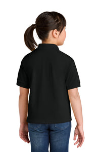 Gildan Youth DryBlend 6-Ounce Jersey Knit Sport Shirt - Black Back
