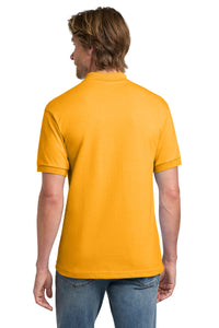 Gildan - DryBlend 6-Ounce Jersey Knit Sport Shirt - Gold Back