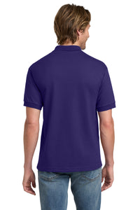 Gildan - DryBlend 6-Ounce Jersey Knit Sport Shirt - Purple Back