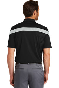 DISCONTINUED Nike Dri-FIT Commander Polo - Black/ Wolf Grey Back