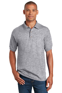 Gildan DryBlend 6-Ounce Jersey Knit Sport Shirt with Pocket - Sport Grey