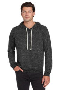 Jerzees  Snow Heather French Terry Raglan Hoodie 90M - Black Ink