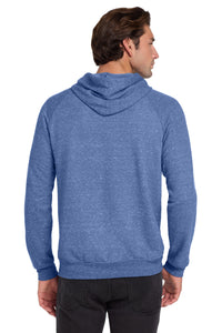 Jerzees  Snow Heather French Terry Raglan Hoodie 90M - Royal Back