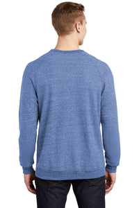 Jerzees  Snow Heather French Terry Raglan Crew 91M - Royal Back