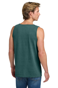 COMFORT COLORS  Heavyweight Ring Spun Tank Top - Blue Spruce Back