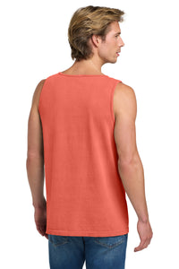 COMFORT COLORS  Heavyweight Ring Spun Tank Top - Bright Salmon Back