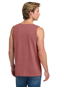 COMFORT COLORS  Heavyweight Ring Spun Tank Top - Crimson Back