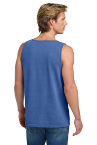 COMFORT COLORS  Heavyweight Ring Spun Tank Top - Flo Blue Back