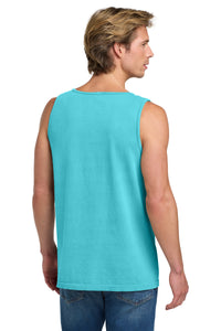 COMFORT COLORS  Heavyweight Ring Spun Tank Top - Lagoon Back