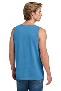 COMFORT COLORS  Heavyweight Ring Spun Tank Top - Royal Caribe Back