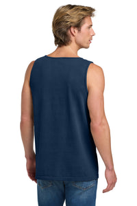 COMFORT COLORS  Heavyweight Ring Spun Tank Top - True Navy Back