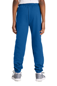 Jerzees Youth NuBlend Sweatpant 973B - Royal Back