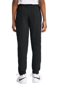 Jerzees Youth NuBlend Jogger Sweatpant 975B - Black Back
