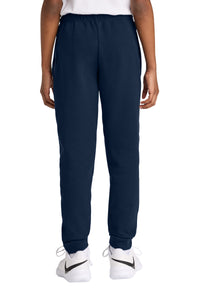 Jerzees Youth NuBlend Jogger Sweatpant 975B - J. Navy Back