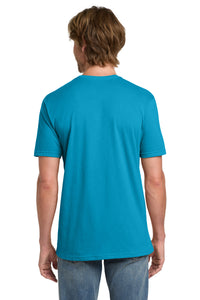 Gildan 100% Ring Spun Cotton T-Shirt - Caribbean Blue Back