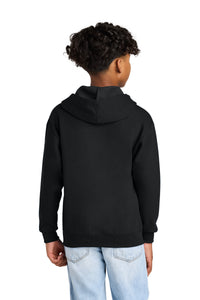 Jerzees - Youth NuBlend Full-Zip Hooded Sweatshirt - Black Back