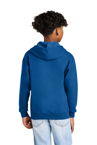 Jerzees - Youth NuBlend Full-Zip Hooded Sweatshirt - Royal Back
