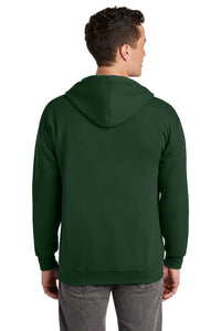 Jerzees - NuBlend Full-Zip Hooded Sweatshirt - Forest Green Back
