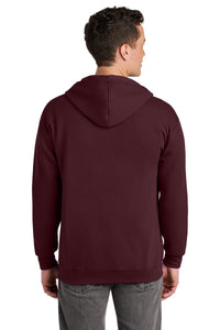 Jerzees - NuBlend Full-Zip Hooded Sweatshirt - Maroon Back