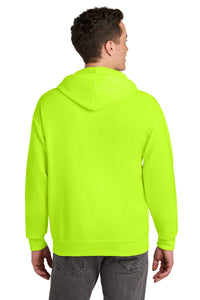 Jerzees - NuBlend Full-Zip Hooded Sweatshirt - Safety Green Back