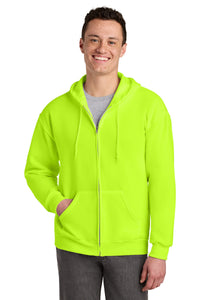 Jerzees - NuBlend Full-Zip Hooded Sweatshirt - Safety Green