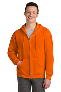 Jerzees - NuBlend Full-Zip Hooded Sweatshirt - Safety Orange