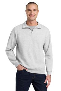 Jerzees - NuBlend 1/4-Zip Cadet Collar Sweatshirt - Ash