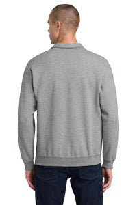 Jerzees - NuBlend 1/4-Zip Cadet Collar Sweatshirt - Oxford Back