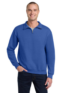 Jerzees - NuBlend 1/4-Zip Cadet Collar Sweatshirt - Royal