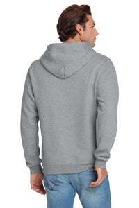 Jerzees NuBlend Pullover Hooded Sweatshirt - Athletic Heather Back