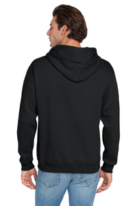 Jerzees NuBlend Pullover Hooded Sweatshirt - Black Back