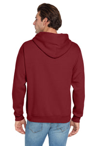 Jerzees NuBlend Pullover Hooded Sweatshirt - Cardinal Back