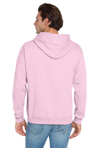 Jerzees NuBlend Pullover Hooded Sweatshirt - Classic Pink Back
