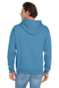 Jerzees NuBlend Pullover Hooded Sweatshirt - Columbia Blue Back