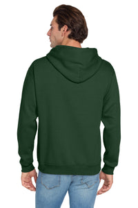 Jerzees NuBlend Pullover Hooded Sweatshirt - Forest Green Back