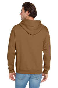 Jerzees NuBlend Pullover Hooded Sweatshirt - Golden Pecan Back