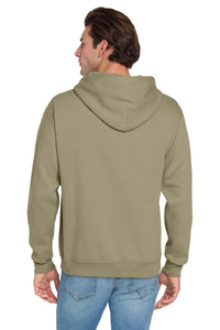 Jerzees NuBlend Pullover Hooded Sweatshirt - Khaki Back