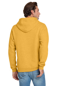 Jerzees NuBlend Pullover Hooded Sweatshirt - Mustard Heather Back
