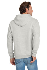 Jerzees NuBlend Pullover Hooded Sweatshirt - Oatmeal Heather Back