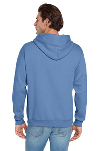 Jerzees NuBlend Pullover Hooded Sweatshirt - Periwinkle Blue Back