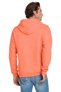Jerzees NuBlend Pullover Hooded Sweatshirt - Retro Heather Coral Back