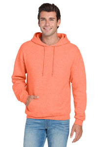 Jerzees NuBlend Pullover Hooded Sweatshirt - Retro Heather Coral