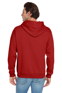 Jerzees NuBlend Pullover Hooded Sweatshirt - True Red Back