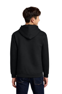 Jerzees - Youth NuBlend Pullover Hooded Sweatshirt - Black Back