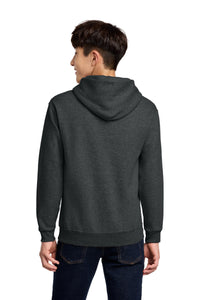 Jerzees - Youth NuBlend Pullover Hooded Sweatshirt - Black Heather Back