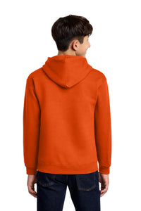 Jerzees - Youth NuBlend Pullover Hooded Sweatshirt - Burnt Orange Back